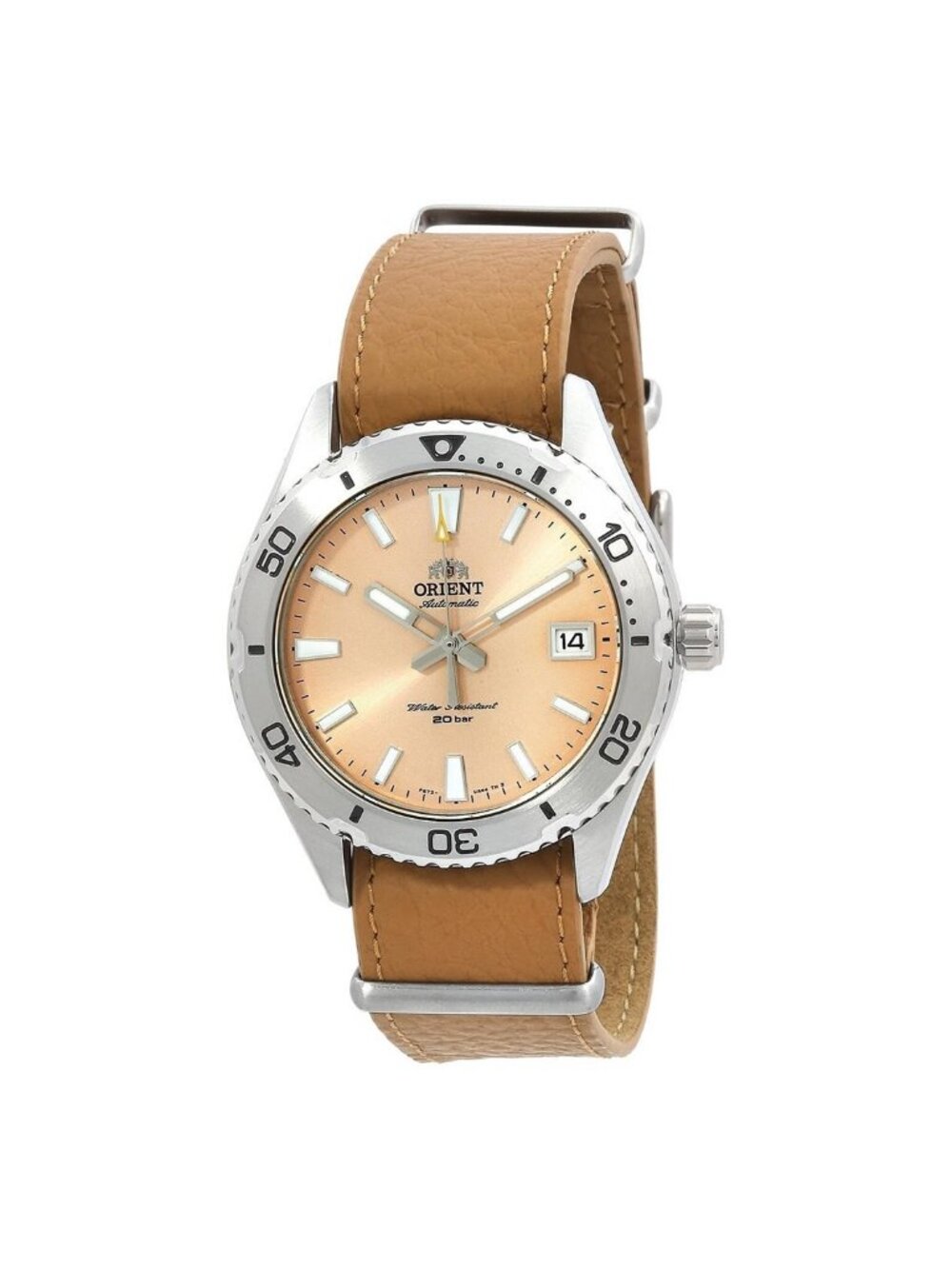 NWT Orient Sports Automatic Apricot Dial Men's Watch
